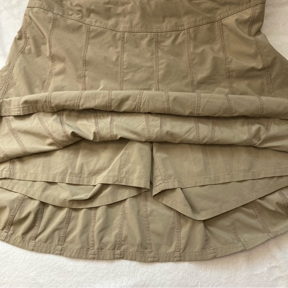Athleta Gray Tan Wear Walk About Pleated Flare Skort Athletic Golf Tennis 16 - Picture 8 of 15